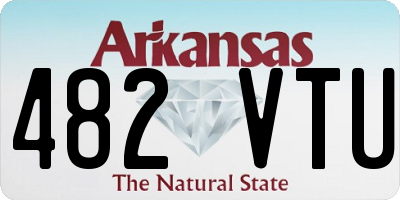 AR license plate 482VTU