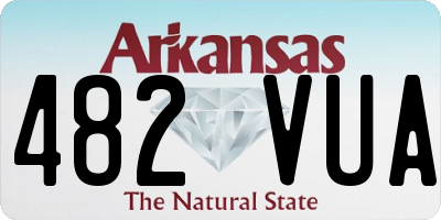 AR license plate 482VUA