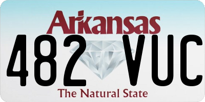 AR license plate 482VUC