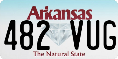 AR license plate 482VUG