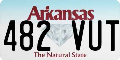 AR license plate 482VUT