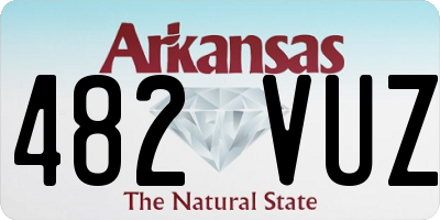 AR license plate 482VUZ