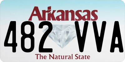 AR license plate 482VVA