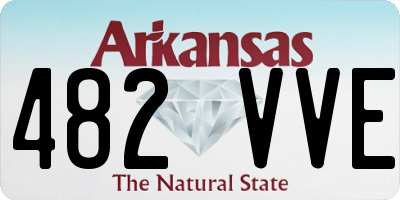 AR license plate 482VVE