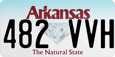 AR license plate 482VVH