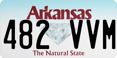 AR license plate 482VVM