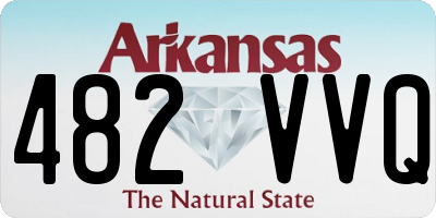 AR license plate 482VVQ