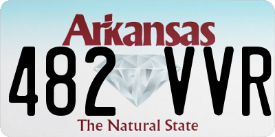 AR license plate 482VVR