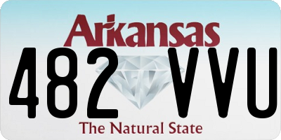 AR license plate 482VVU
