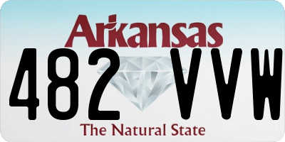 AR license plate 482VVW