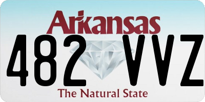AR license plate 482VVZ