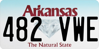AR license plate 482VWE