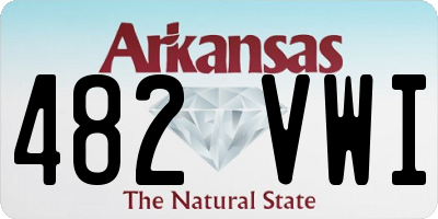 AR license plate 482VWI