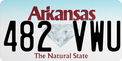AR license plate 482VWU