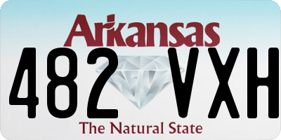 AR license plate 482VXH
