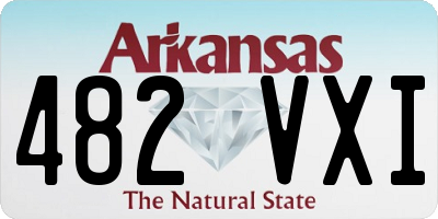 AR license plate 482VXI