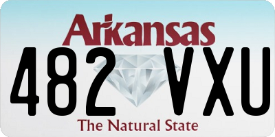 AR license plate 482VXU