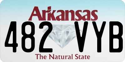 AR license plate 482VYB