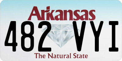 AR license plate 482VYI