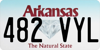 AR license plate 482VYL
