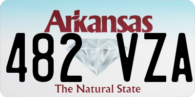 AR license plate 482VZA
