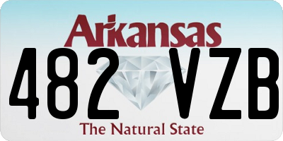 AR license plate 482VZB