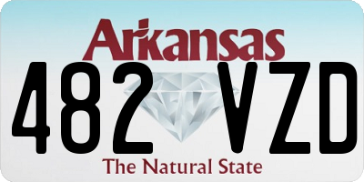 AR license plate 482VZD