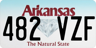 AR license plate 482VZF