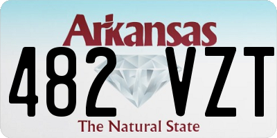 AR license plate 482VZT