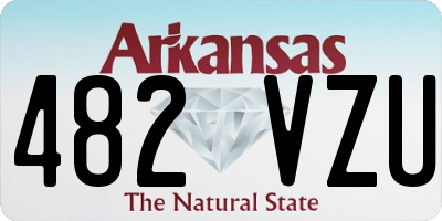 AR license plate 482VZU