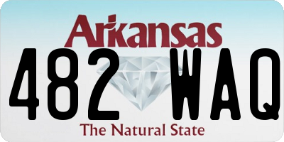 AR license plate 482WAQ