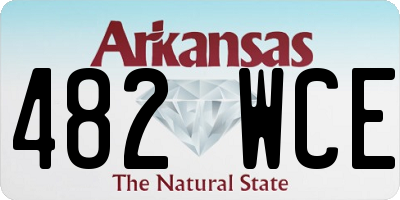 AR license plate 482WCE