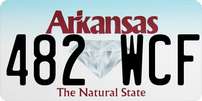AR license plate 482WCF