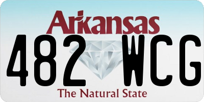 AR license plate 482WCG