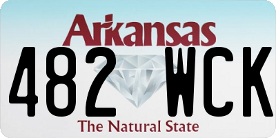 AR license plate 482WCK