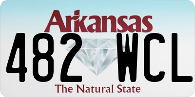 AR license plate 482WCL