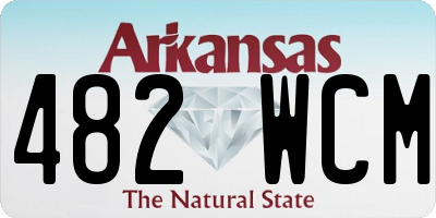 AR license plate 482WCM
