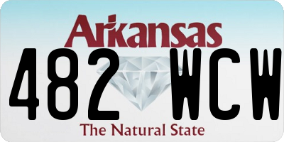 AR license plate 482WCW
