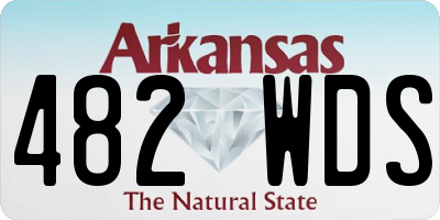 AR license plate 482WDS