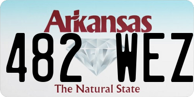 AR license plate 482WEZ