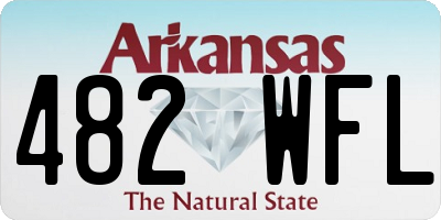 AR license plate 482WFL
