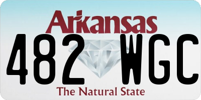 AR license plate 482WGC