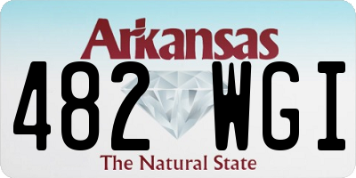 AR license plate 482WGI