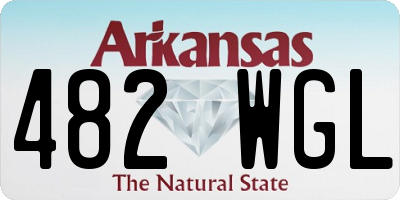 AR license plate 482WGL