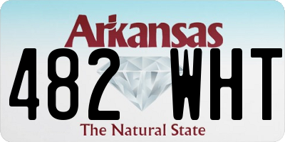 AR license plate 482WHT