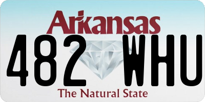 AR license plate 482WHU