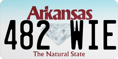 AR license plate 482WIE