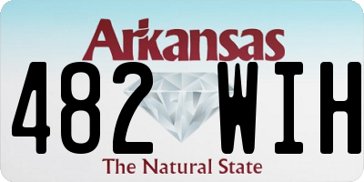 AR license plate 482WIH