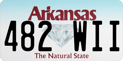 AR license plate 482WII