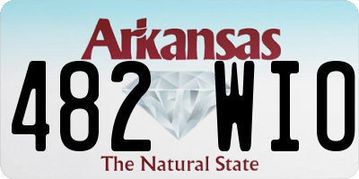 AR license plate 482WIO